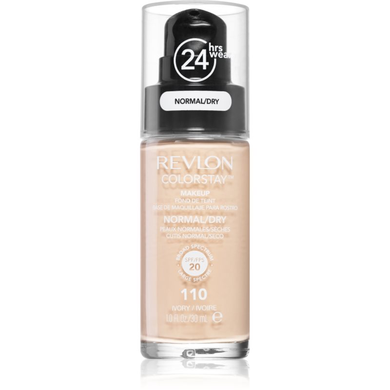 Revlon Cosmetics ColorStay™ tartós alapozó normál és száraz bőrre árnyalat 110 Ivory 30 ml-Eredeti