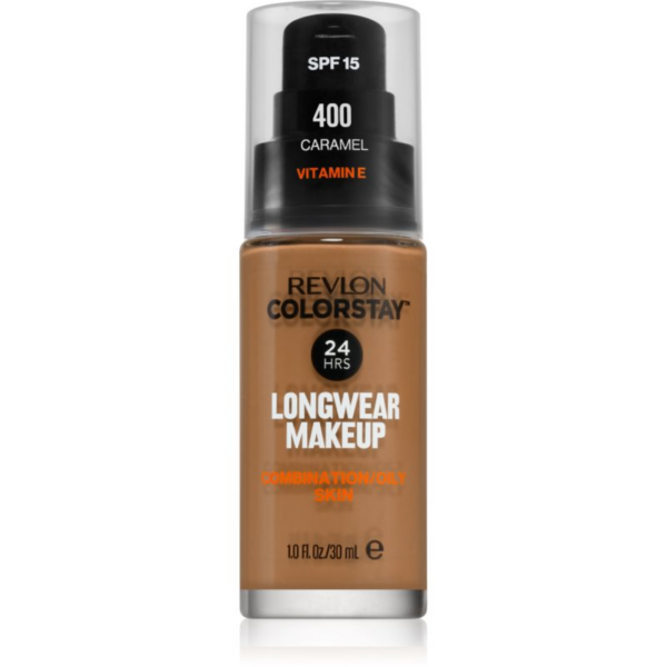 Revlon Cosmetics ColorStay™ tartós matt alapozó kombinált és zsíros bőrre árnyalat 400 Caramel 30 ml-Ár