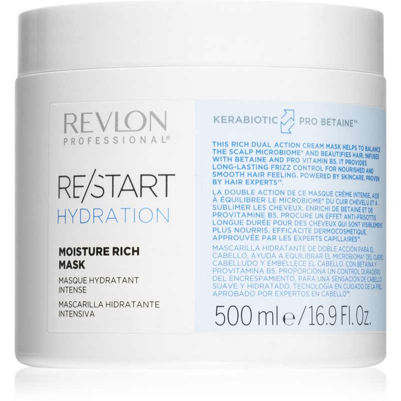Revlon Professional Re/Start Hydration hidratáló maszk száraz és normál hajra 500 ml-Ár