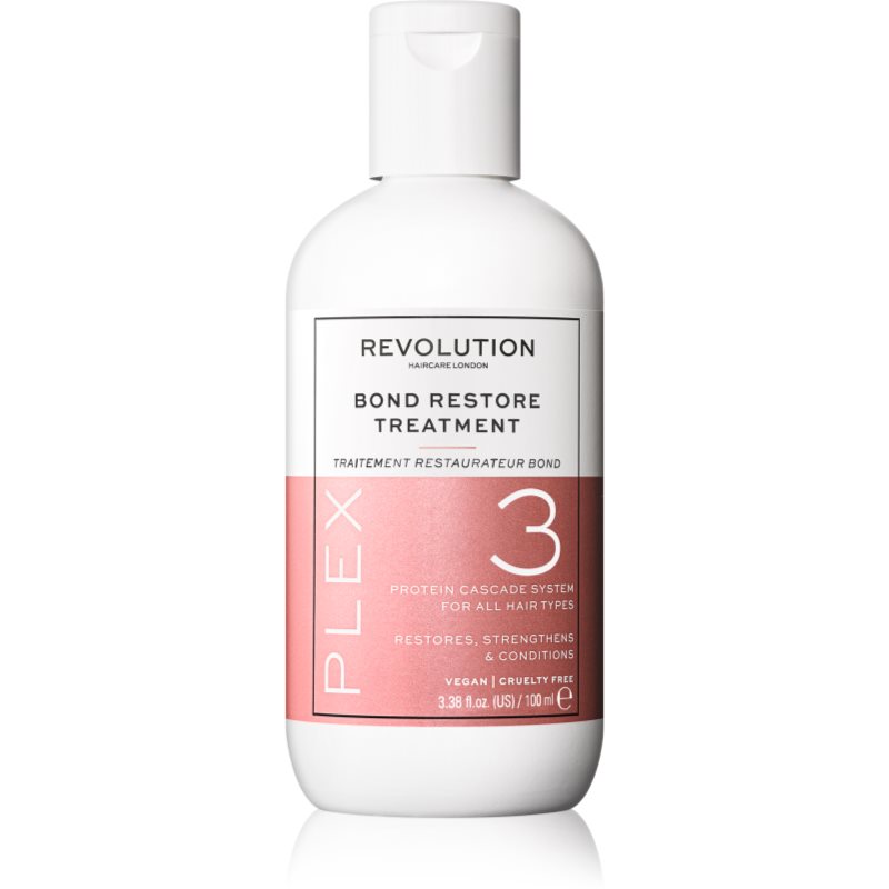 Revolution Haircare Plex No.3 Bond Restore Treatment intenzív hajkúra száraz és sérült hajra 100 ml-Ár