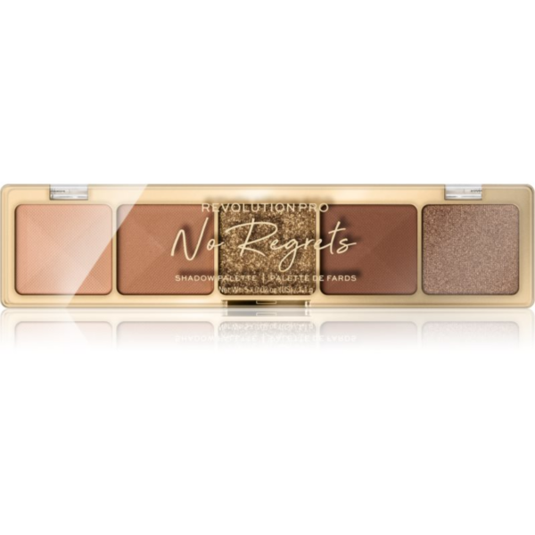 Revolution PRO Glam szemhéjfesték paletta árnyalat No Regrets Soft Nude 5