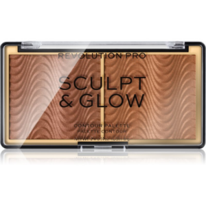 Revolution PRO Sculpt And Glow kontúrozó és élénkítő paletta árnyalat Medium-Deep 8 g-Ár