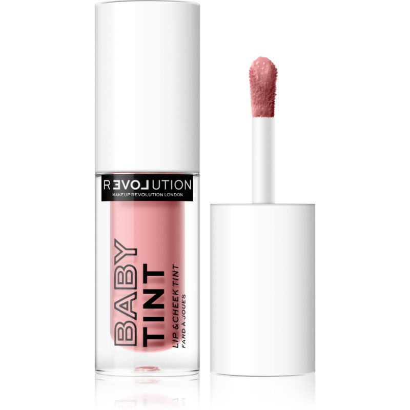 Revolution Relove Baby Tint folyékony arcpír és szájfény árnyalat Rose 1.4 ml-Ár