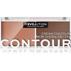 Revolution Relove Colour Play Púderes highlight és kontúr paletta duo árnyalat Medium 6 g-Ár