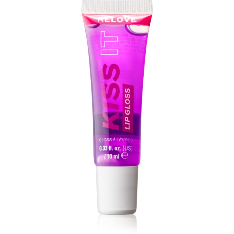 Revolution Relove Kiss It hidratáló ajakfény árnyalat Passion Fruit Purple 10 ml