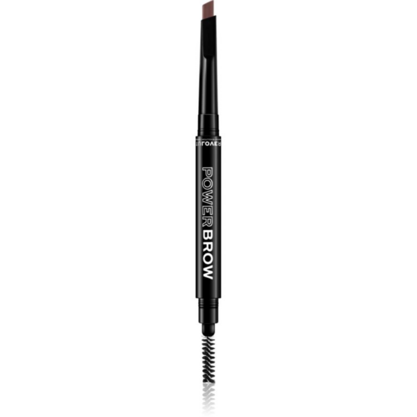 Revolution Relove Power Brow szemöldök ceruza kefével árnyalat Dark Brown 0