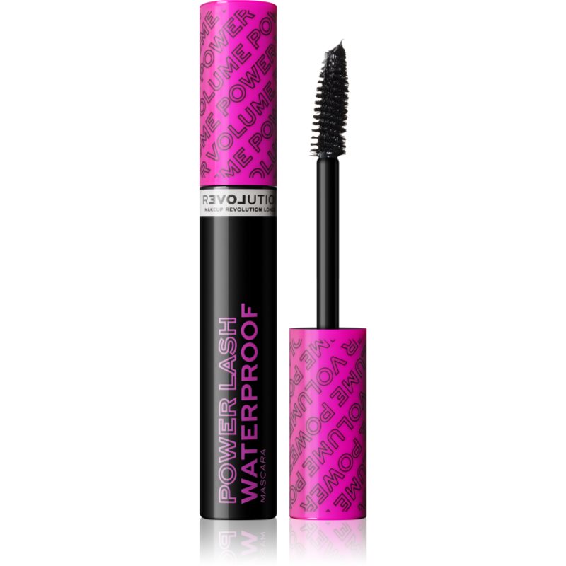 Revolution Relove Power Lash dúsító szempillaspirál vízálló árnyalat Black 8 ml-Ár
