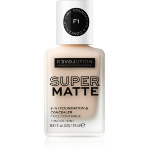 Revolution Relove Super Matte Foundation tartós matt alapozó árnyalat F1 24 ml-Ár