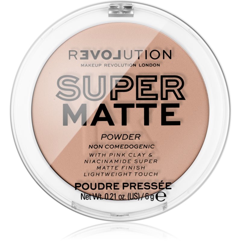 Revolution Relove Super Matte Powder mattító púder árnyalat Beige 6 g-Ár
