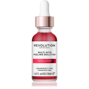 Revolution Skincare AHA + BHA Moderate Multi Acid Peeling Solution gyengéd bőrszérum peeling hatással 30 ml-Ár