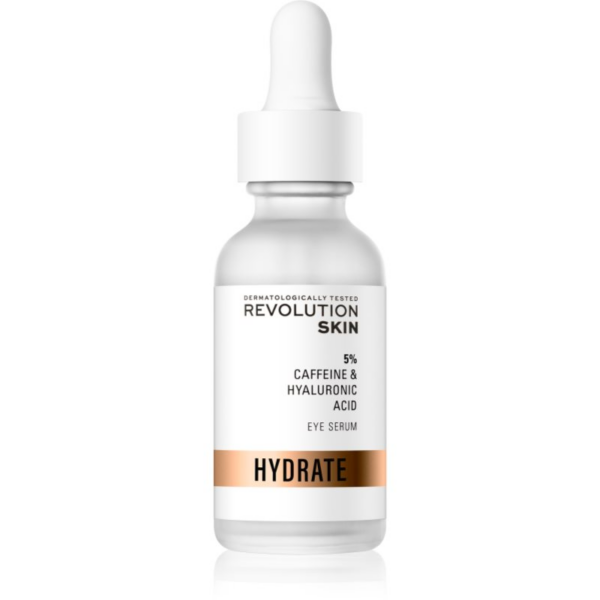 Revolution Skincare Caffeine Solution 5% + Hyaluronic Acid szemkörnyékápoló szérum 30 ml-Eredeti