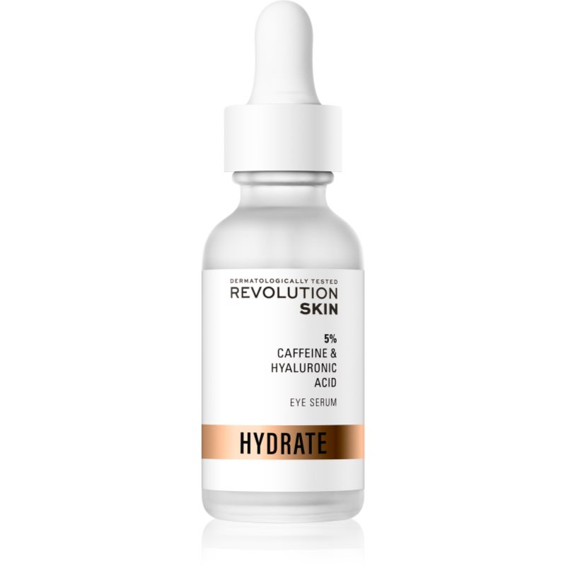 Revolution Skincare Caffeine Solution 5% + Hyaluronic Acid szemkörnyékápoló szérum 30 ml-Eredeti