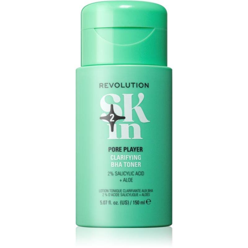 Revolution Skincare Clearly Clarify Pore Player tisztító tonik a faggyú szabályozására és a pórusok minimalizására 150 ml-ár