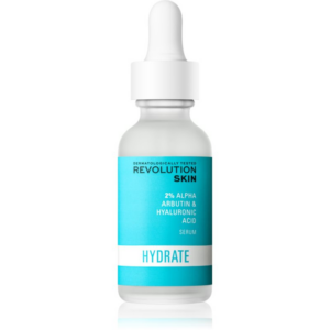 Revolution Skincare Hyaluronic Acid & 2% Alpha Arbutin élénkítő hidratáló szérum 30 ml-Ár