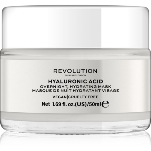 Revolution Skincare Hyaluronic Acid éjszakai hidratáló maszk az arcra 50 ml-Eredeti