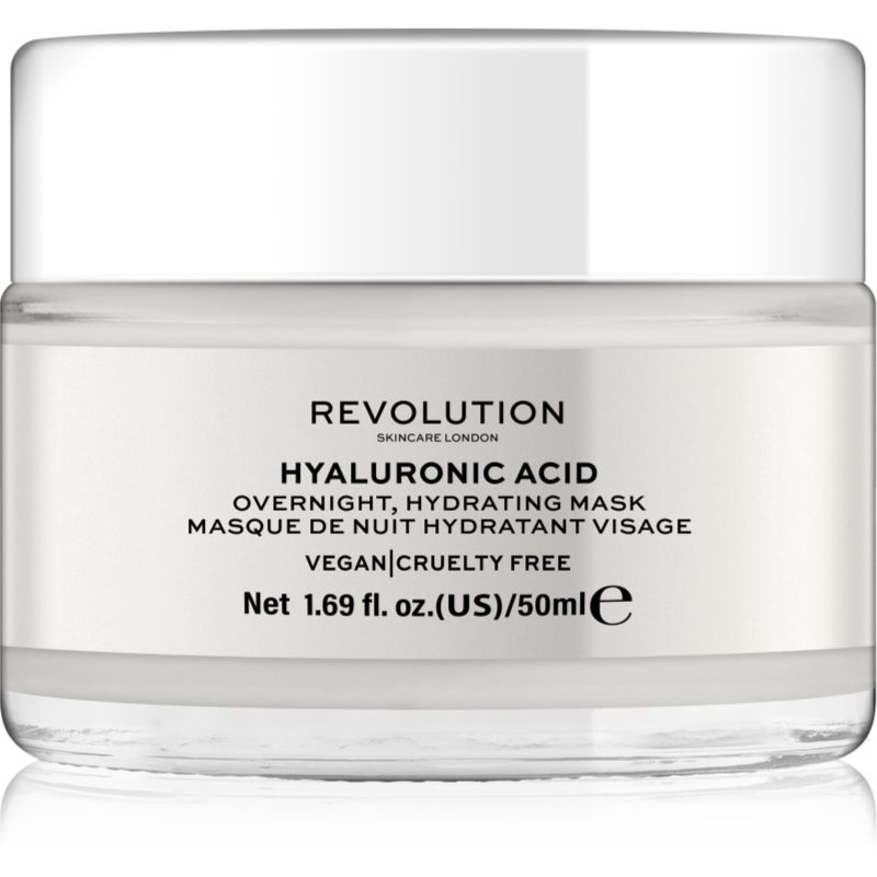 Revolution Skincare Hyaluronic Acid éjszakai hidratáló maszk az arcra 50 ml-Eredeti