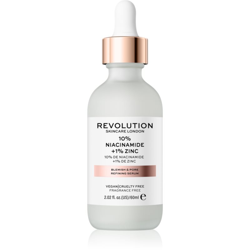 Revolution Skincare Niacinamide 10% + Zinc 1% szérum a kitágult pórusokra 60 ml-Ár