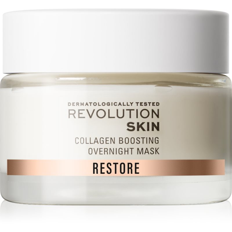 Revolution Skincare Restore Collagen Boosting megújító éjszakai krémes arcmaszk a kollagénképződés elősegítésére 50 ml-Ár