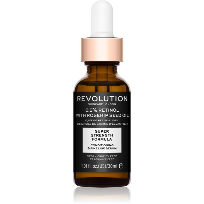 Revolution Skincare Retinol 0.5% With Rosehip Seed Oil Ránctalanító és hidratáló szérum 30 ml-Eredeti