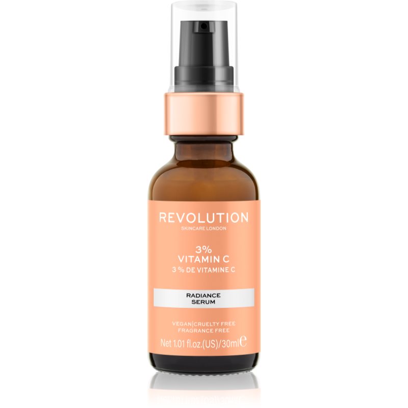 Revolution Skincare Vitamin C 3% bőrélénkítő szérum C-vitaminnal 30 ml-Eredeti