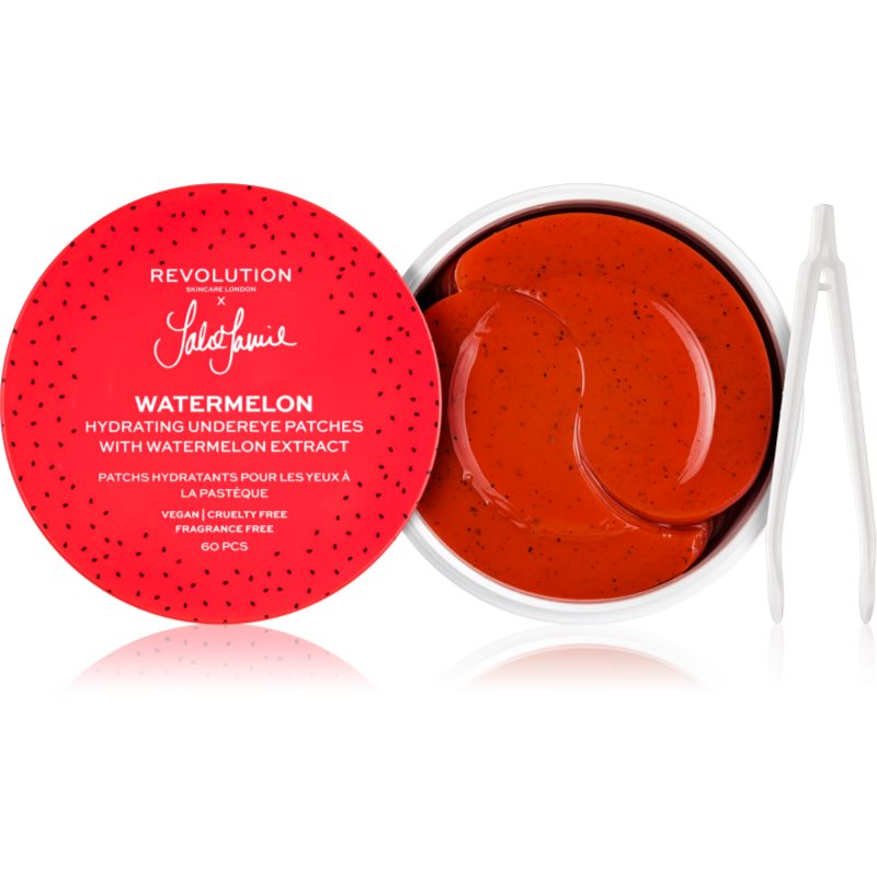 Revolution Skincare X Jake-Jamie Watermelon hidrogél maszk a szem körül élénk és hidratált bőr 60 db-Ár