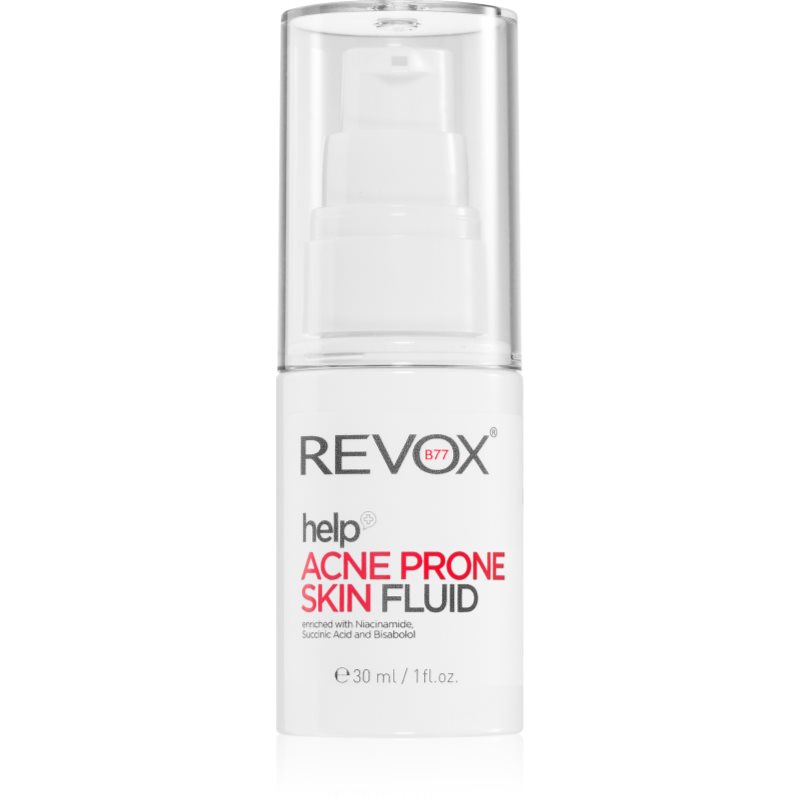Revox B77 Help Acne Prone Skin Fluid gyengéd hidratáló fluid az aknés bőrre 30 ml