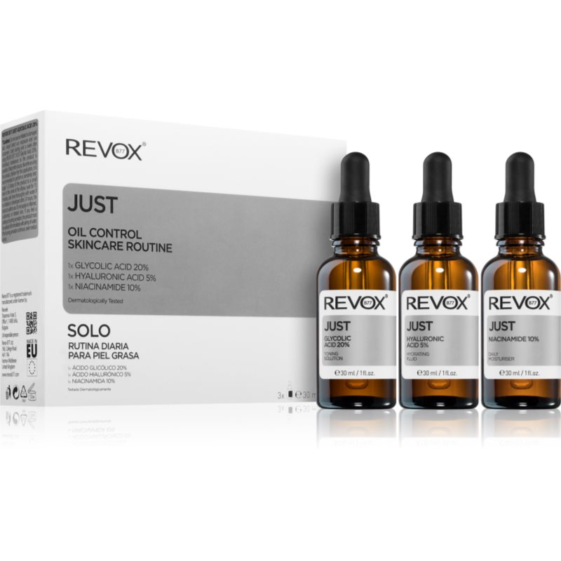 Revox B77 JUST Oil Control Skincare Routine szett zsíros bőrre-ár