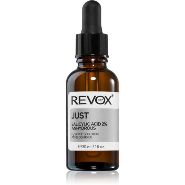 Revox B77 Just Salicylic Acid 2% Anhydrous hámlasztó peeling szérum az arcra 30 ml-Ár