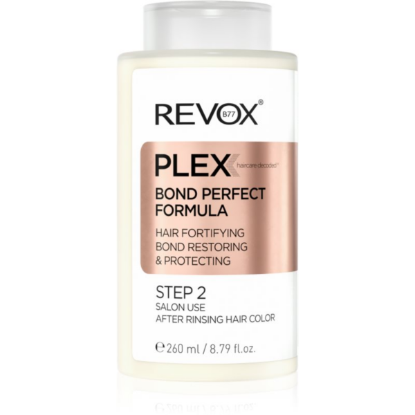Revox B77 PLEX Bond Perfect Formula. Step 2 erősítő ápolás kémiai hajkezelés után 260 ml-ár