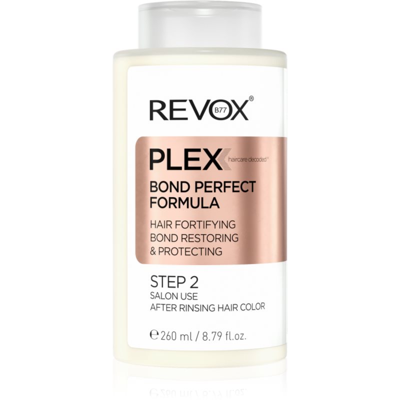 Revox B77 PLEX Bond Perfect Formula. Step 2 erősítő ápolás kémiai hajkezelés után 260 ml-ár