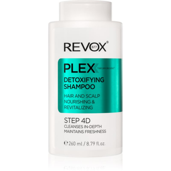 Revox B77 PLEX Detoxifying Shampoo. Step 4D Tisztító méregtelenítő sampon 260 ml-ár