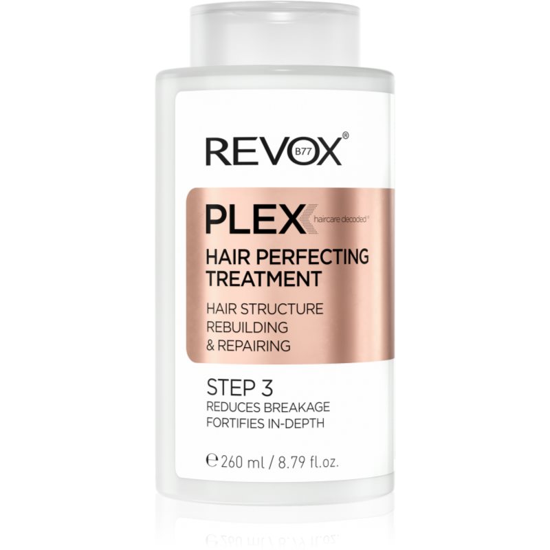 Revox B77 PLEX Hair Perfecting Treatment. Step 3 sampon előtti ápolás a festett és károsult hajra 260 ml-ár