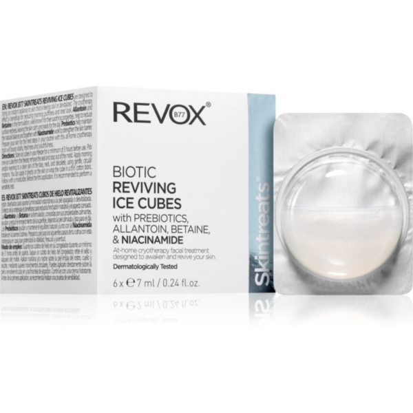 Revox B77 Skintreats Biotic Reviving Ice Cubes kriogél revitalizáló hatású 6x7 ml-ár