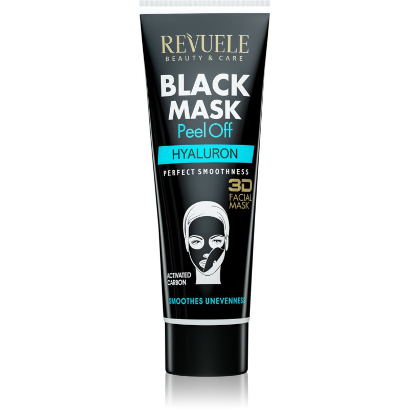 Revuele Black Mask Peel Off Hyaluron tisztító lehúzható maszk aktív szénnel 80 ml-Ár