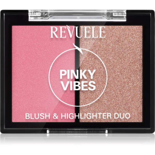 Revuele Blush & Highlighter Duo élénkítő arcpirosító árnyalat Pinky Vibes 8 g-Ár