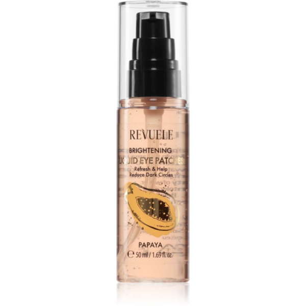 Revuele Brightening Papaya Liquid Eye Patches zselés arcmaszk sötét karikákra 50 ml-Ár