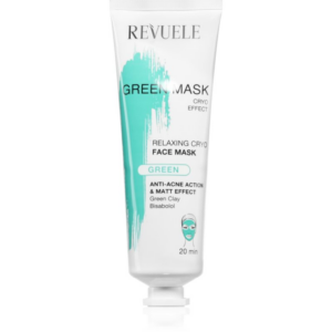Revuele Green Mask Cryo Effect tisztító és mattító arcmaszk a bőr tökéletlenségei ellen 80 ml-Ár
