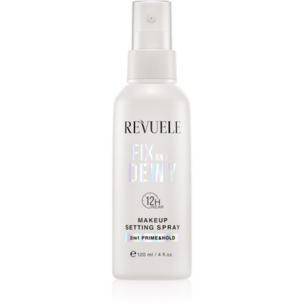 Revuele Makeup Setting Spray Fix And Dewy sminkfixáló spray az élénk bőrért 120 ml-Ár