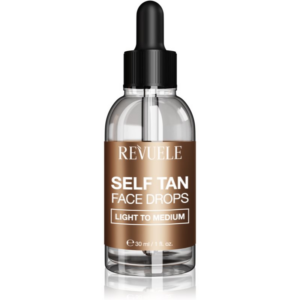 Revuele Paradise Bronze Self Tan Face Drops önbarnító cseppek az arcra árnyalat Light To Medium 30 ml-Ár