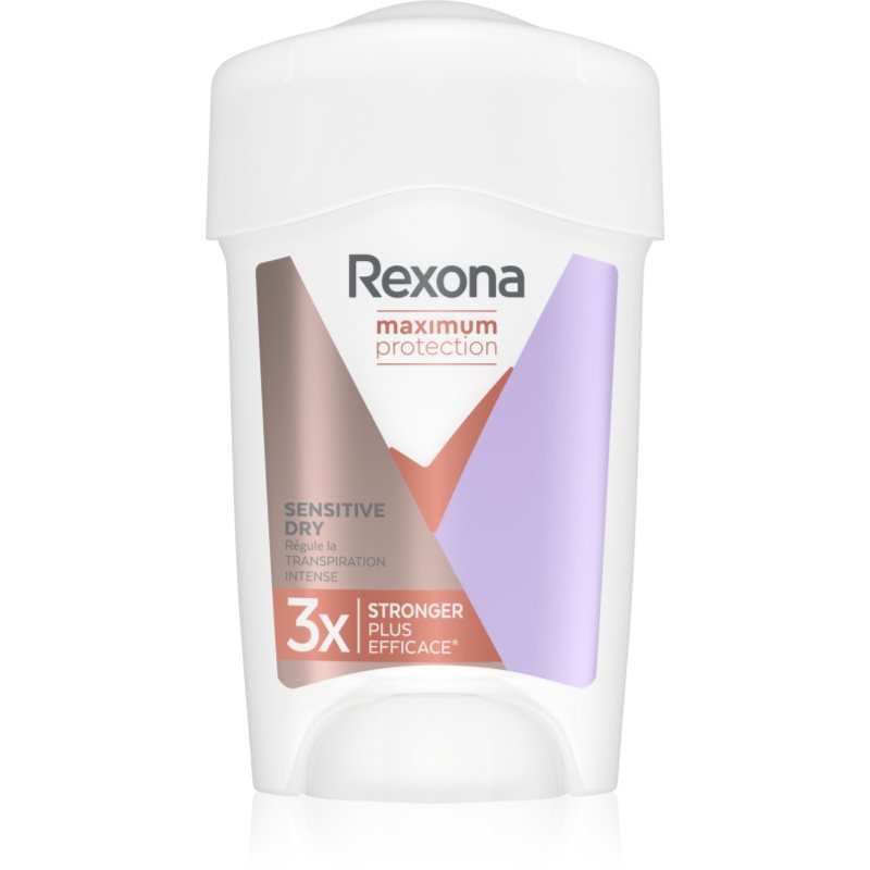 Rexona Maximum Protection Antiperspirant krémes izzadásgátló az erőteljes izzadás ellen Sensitive Dry 45 ml-Eredeti