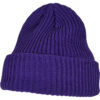 Rib Beanie purple