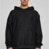 Rib Terry Boxes Hoody Black