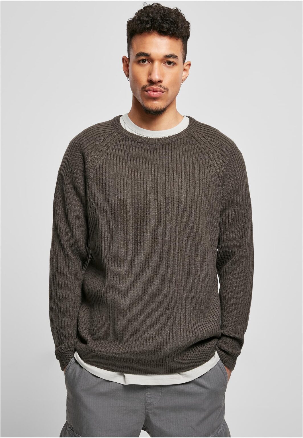 Ribbed raglan sweater kos
