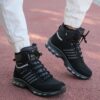 Riccon Men's Black Silver Boots & Bootie