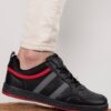 Riccon Men's Sneakers 00122022 Black Red