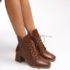 Riccon Vyllaurel Women's High Heel Boots 00123545 Tan Skin