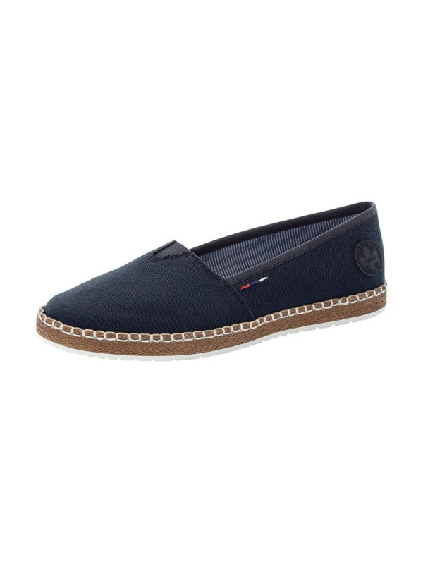Rieker Espadrilles  éjkék / tűzpiros / fehér-hu