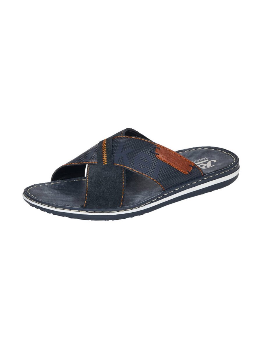 Rieker Papucs  sötétkék / brokát-hu