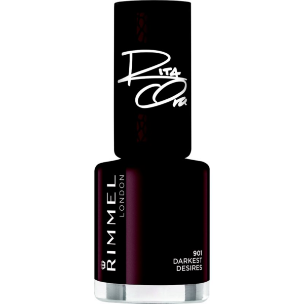 Rimmel 60 Seconds By Rita Ora gyorsan száradó körömlakk árnyalat 901 Darkest Desires 8 ml-Ár