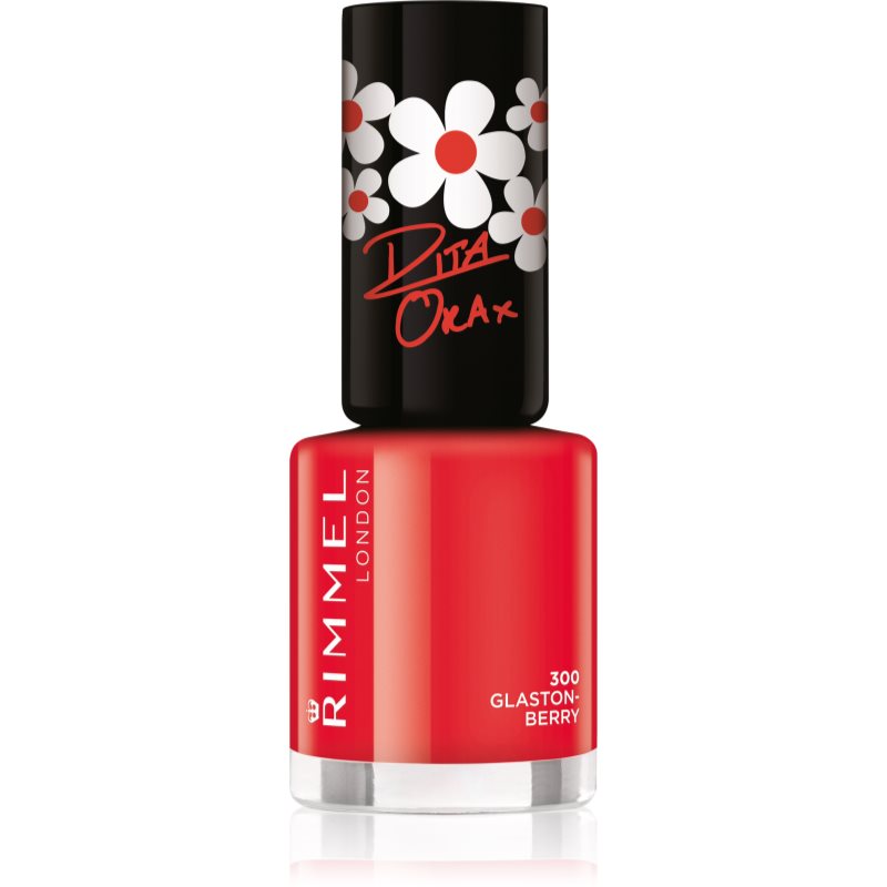 Rimmel 60 Seconds By Rita Ora körömlakk árnyalat 300 Glaston Berry 8 ml-Eredeti